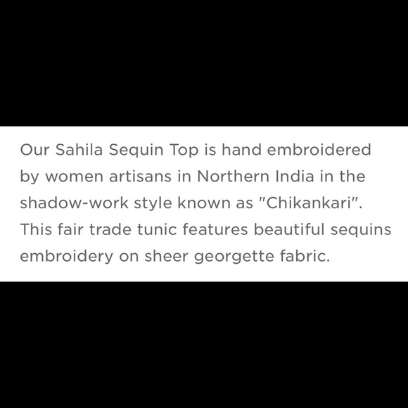 Handmade Sequined Embroidered Indian Blouse - Picture 2 of 2